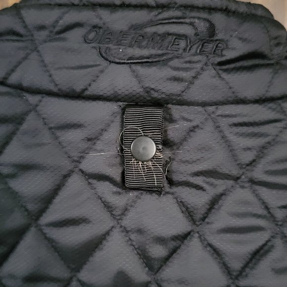 Obermeyer Black Quilted Vented Winter Snow Jacket Size 10 - Picture 7 of 15